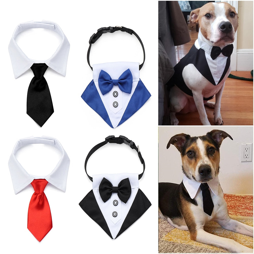 Cute Cotton Adjustable Dog Necktie-Big Up Pet Shop