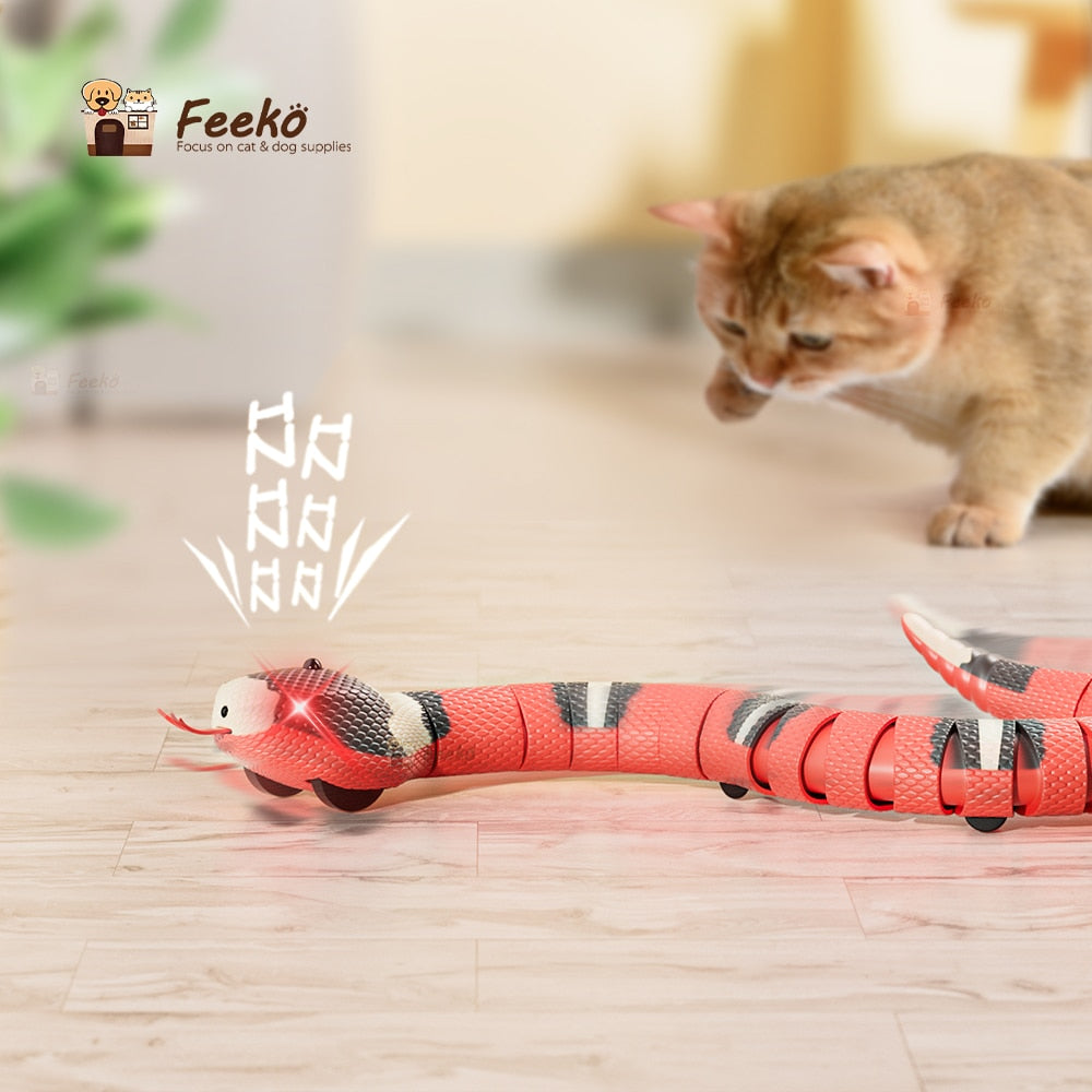 Automatic Eletronic Snake Cat Teasering