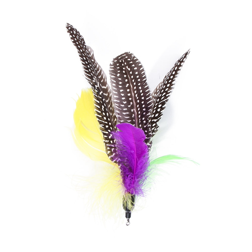 Cat Stick Feathers Toy