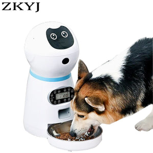 Smart Pet Feeder 3.5L: Automated Food Dispenser with Tuya App Control & Stainless Steel Bowl - Healthy Feeding Made Easy